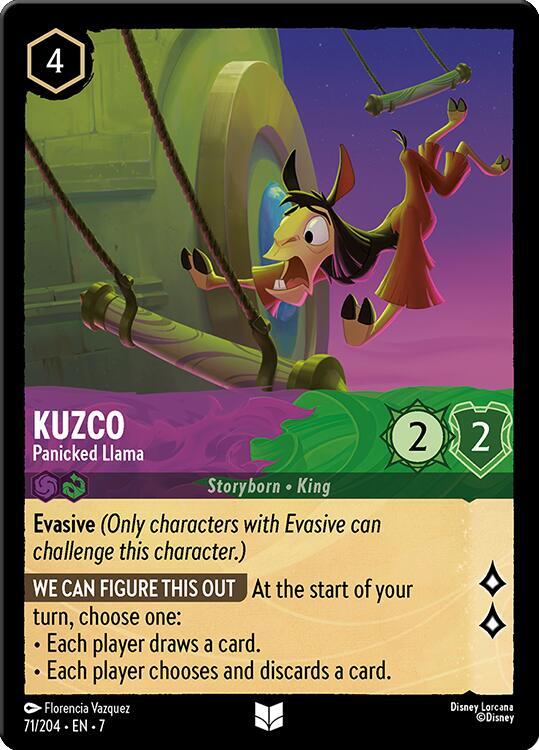 Kuzco - Panicked Llama