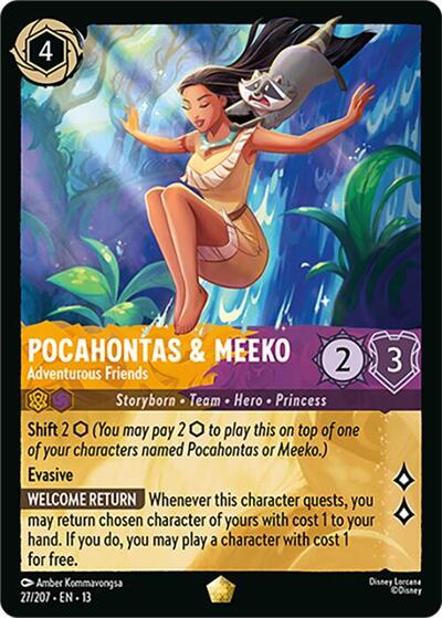 Pocahontas & Meeko - Adventurous Friends