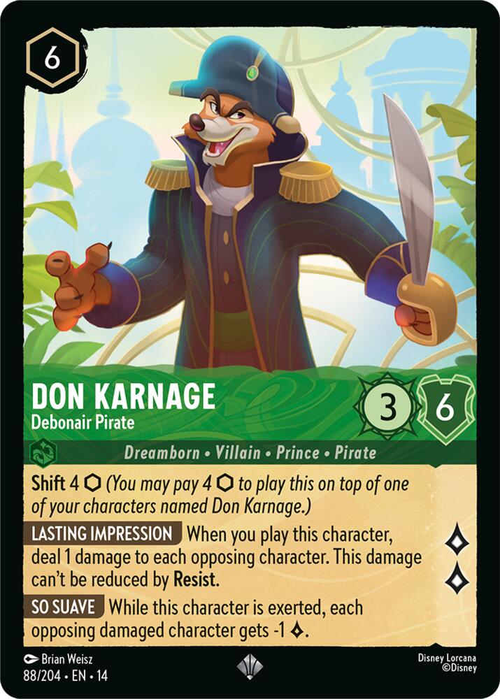 Don Karnage - Debonair Pirate