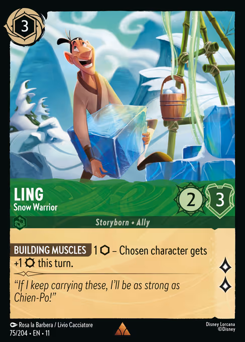 Ling - Winterspell Lorcana spoiler
