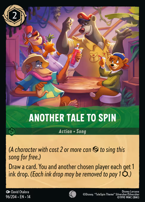 Another Tale to Spin - Hyperia City Lorcana spoiler