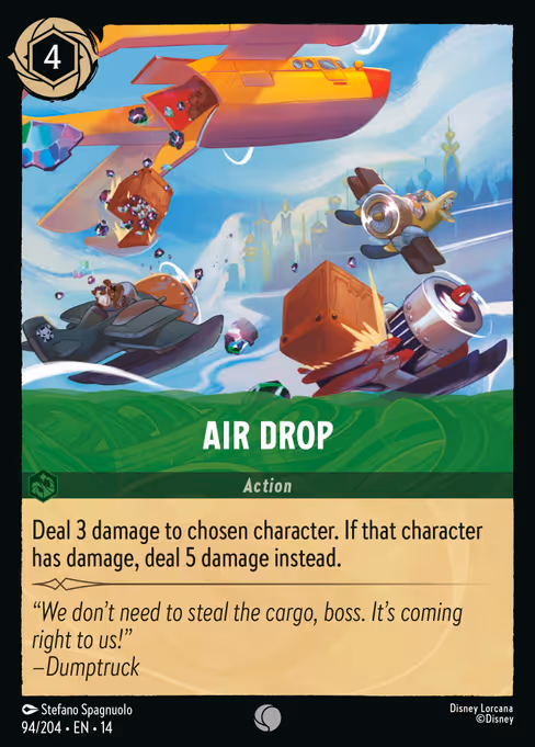 Air Drop - Hyperia City Lorcana spoiler
