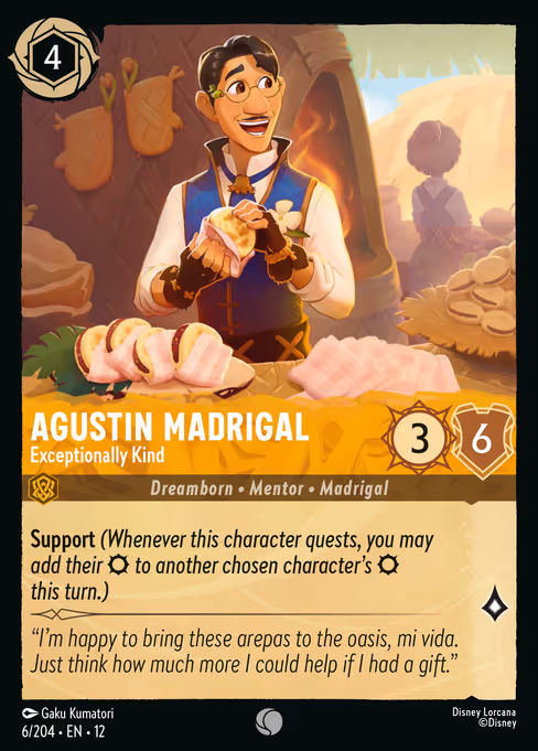 Agustin Madrigal - Wilds Unknown Lorcana spoiler