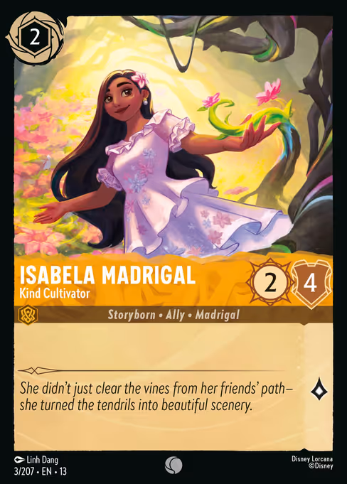 Isabela Madrigal - Attack of the Vine! Lorcana spoiler