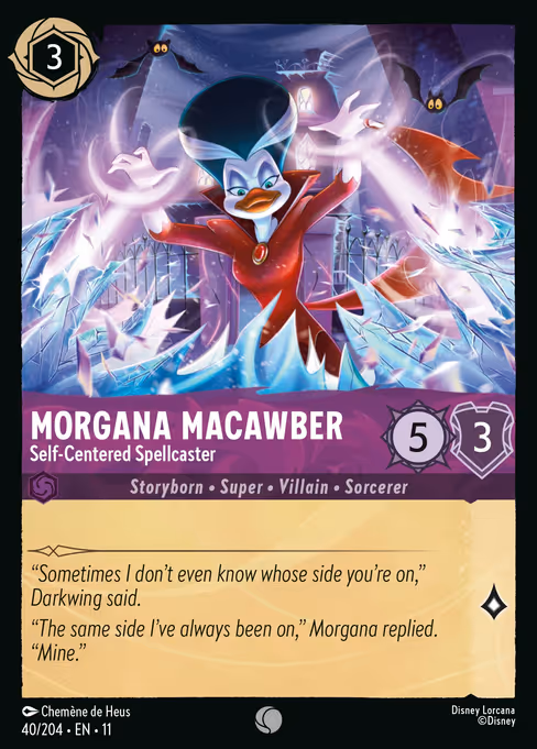 Morgana Macawber - Winterspell Lorcana spoiler
