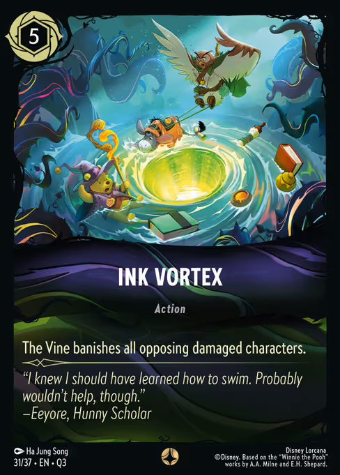 Ink Vortex - Hunny Rescue – Illumineer's Quest Lorcana spoiler