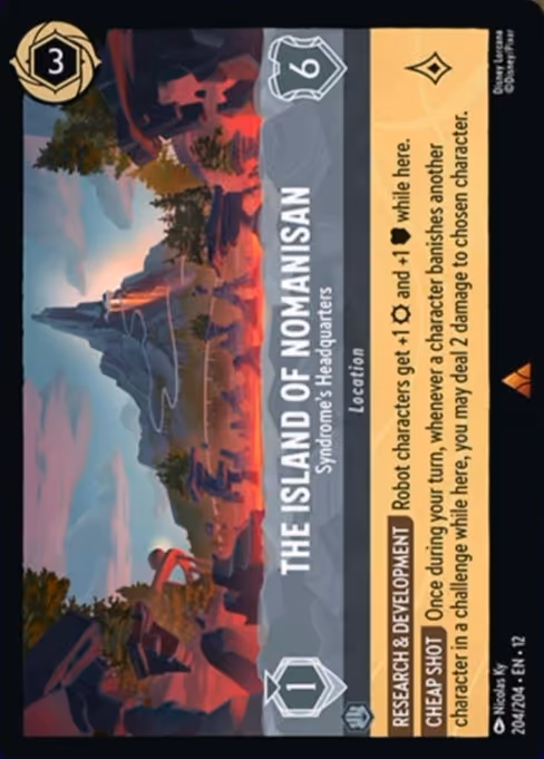 The Island of Nomanisan - Wilds Unknown Lorcana spoiler
