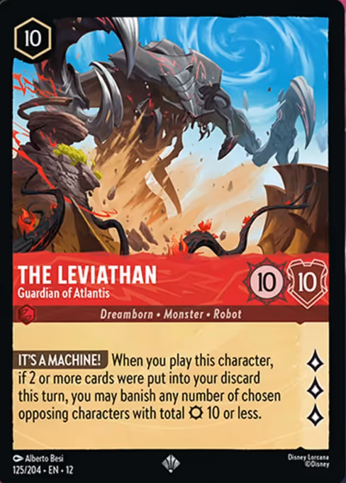 The Leviathan - Wilds Unknown Lorcana spoiler