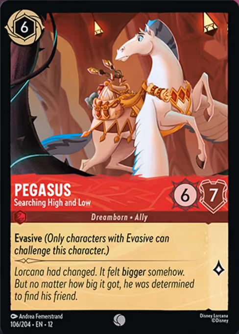 Pegasus - Wilds Unknown Lorcana spoiler