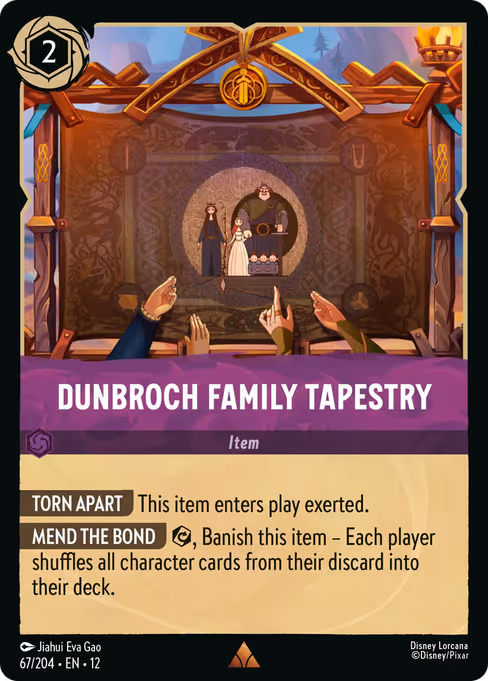 Dunbroch Family Tapestry - Wilds Unknown Lorcana spoiler