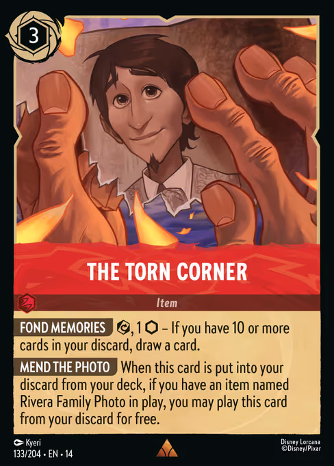 The Torn Corner - Hyperia City Lorcana spoiler