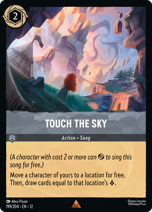 Touch The Sky - Wilds Unknown Lorcana spoiler