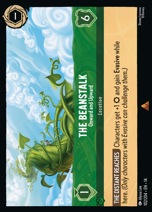 The Beanstalk - Hyperia City Lorcana spoiler