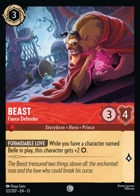 Beast - Attack of the Vine! Lorcana spoiler