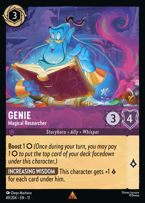 Genie - Winterspell Lorcana spoiler