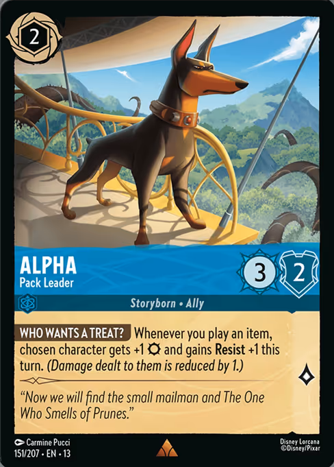 Alpha - Attack of the Vine! Lorcana spoiler