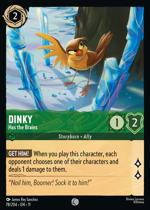 Dinky - Winterspell Lorcana spoiler
