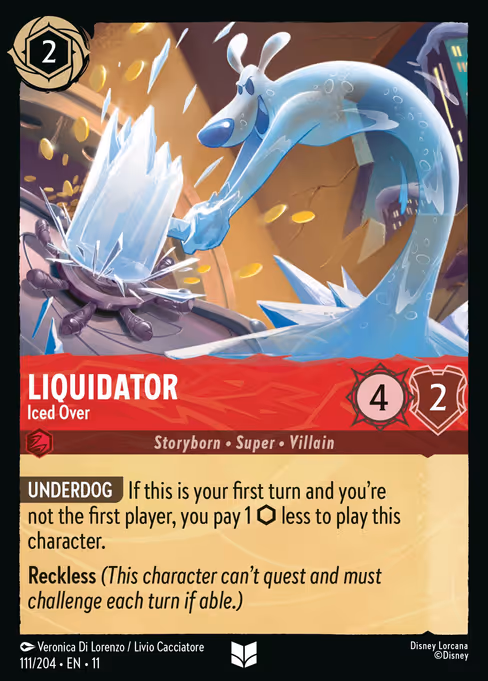 Liquidator - Winterspell Lorcana spoiler