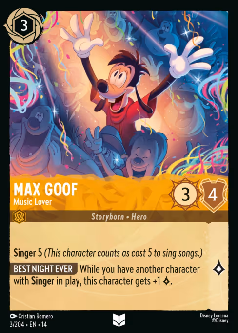Max Goof - Hyperia City Lorcana spoiler