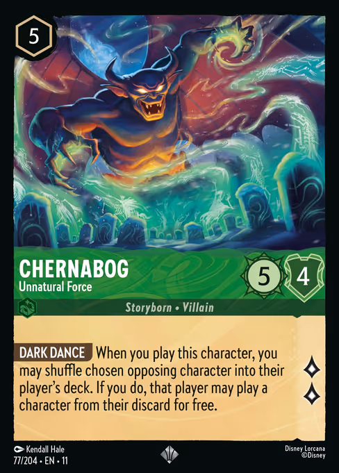 Chernabog - Winterspell Lorcana spoiler