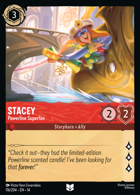Stacey - Hyperia City Lorcana spoiler
