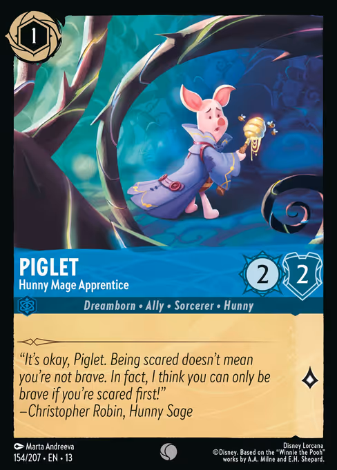 Piglet - Attack of the Vine! Lorcana spoiler