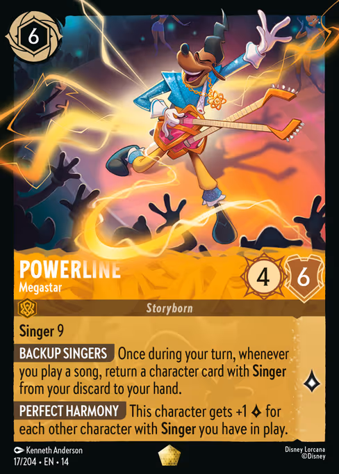 Powerline - Hyperia City Lorcana spoiler