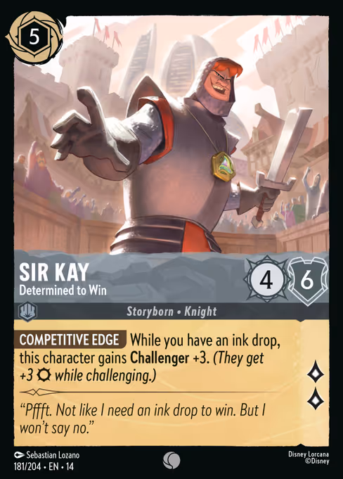 Sir Kay - Hyperia City Lorcana spoiler