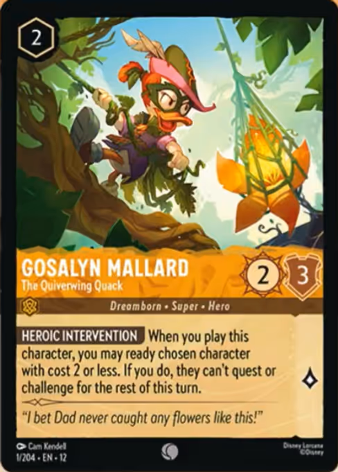 Gosalyn Mallard - Wilds Unknown Lorcana spoiler