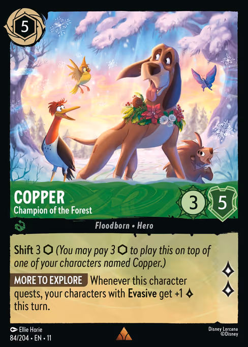 Copper - Winterspell Lorcana spoiler