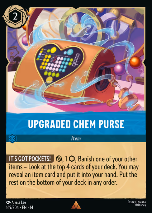 Upgraded Chem Purse - Hyperia City Lorcana spoiler