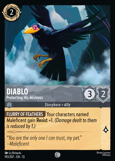 Diablo - Attack of the Vine! Lorcana spoiler