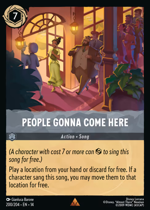 People Gonna Come Here - Hyperia City Lorcana spoiler