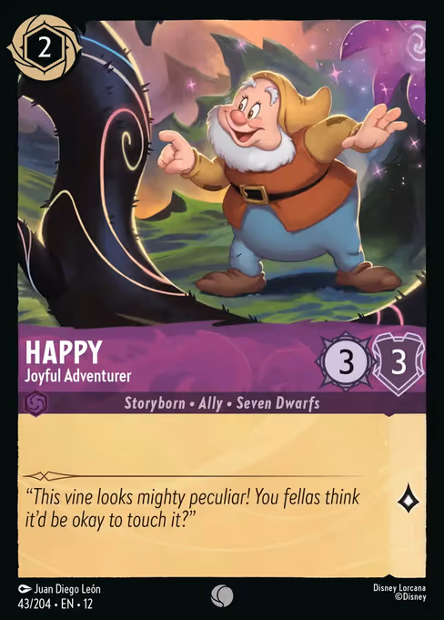 Happy - Wilds Unknown Lorcana spoiler