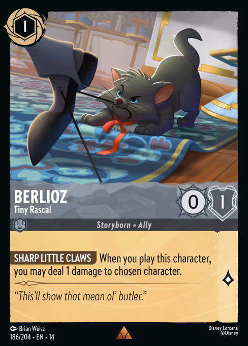 Berlioz - Hyperia City Lorcana spoiler