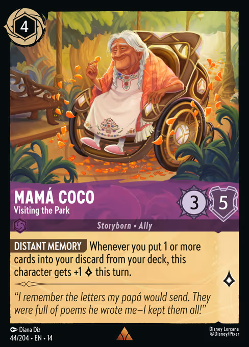 Mamá Coco - Hyperia City Lorcana spoiler