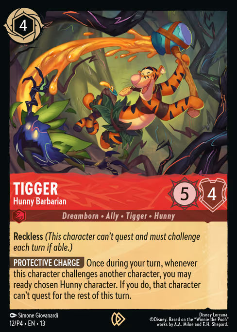 Tigger - Promo Set 4 Lorcana spoiler