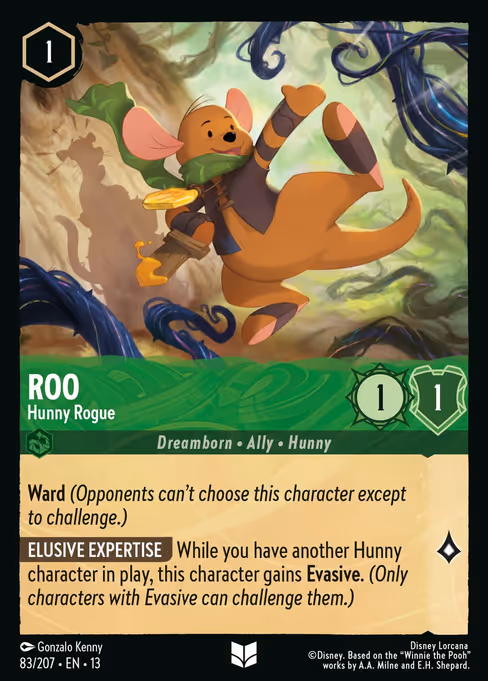 Roo - Attack of the Vine! Lorcana spoiler