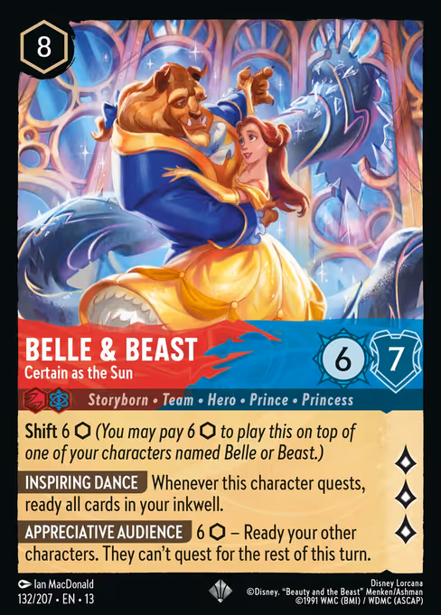 Belle & Beast - Attack of the Vine! Lorcana spoiler