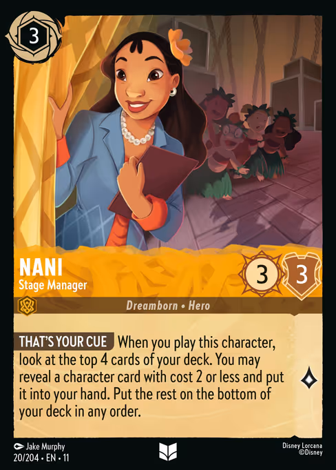 Nani - Winterspell Lorcana spoiler