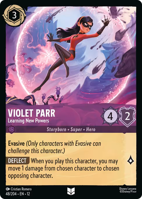 Violet Parr - Wilds Unknown Lorcana spoiler