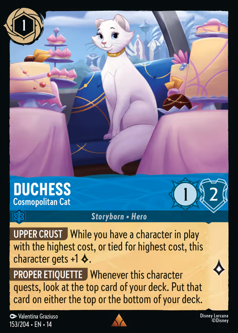Duchess - Hyperia City Lorcana spoiler