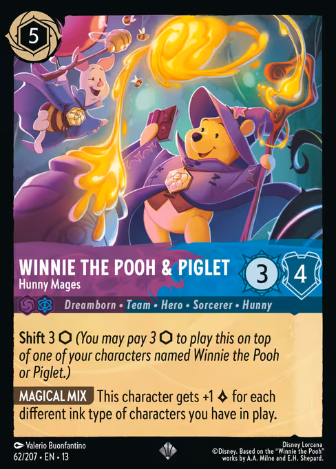 Winnie The Pooh & Piglet - Attack of the Vine! Lorcana spoiler