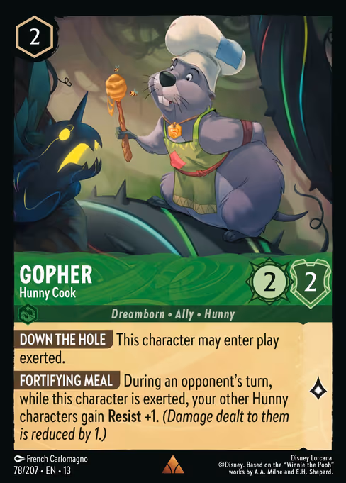 Gopher - Attack of the Vine! Lorcana spoiler