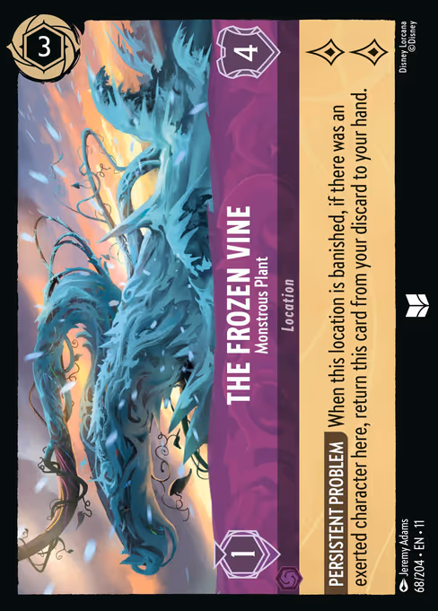 The Frozen Vine - Winterspell Lorcana spoiler