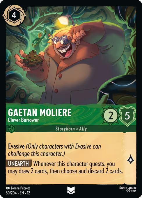 Gaetan Moliere - Wilds Unknown Lorcana spoiler