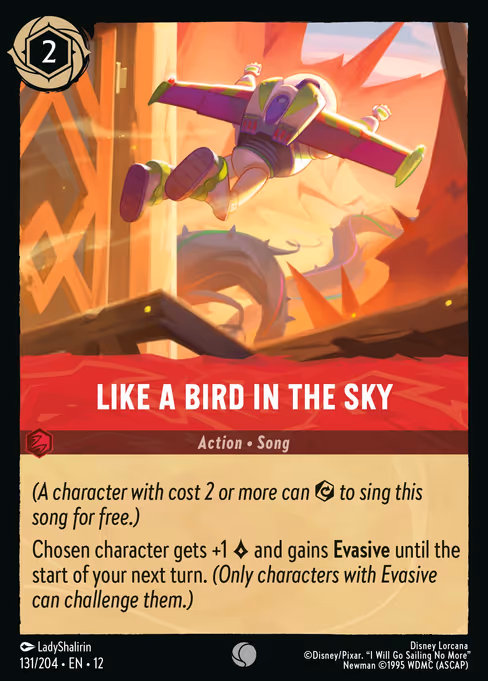 Like A Bird In The Sky - Wilds Unknown Lorcana spoiler