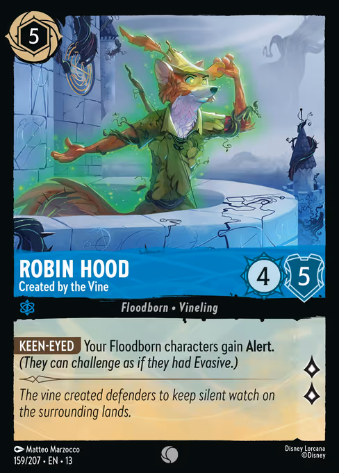 Robin Hood - Attack of the Vine! Lorcana spoiler
