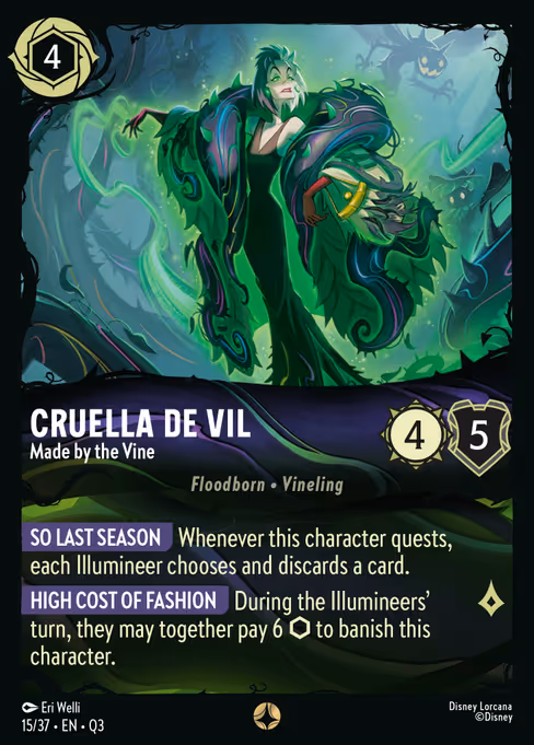 Cruella De Vil - Hunny Rescue – Illumineer's Quest Lorcana spoiler