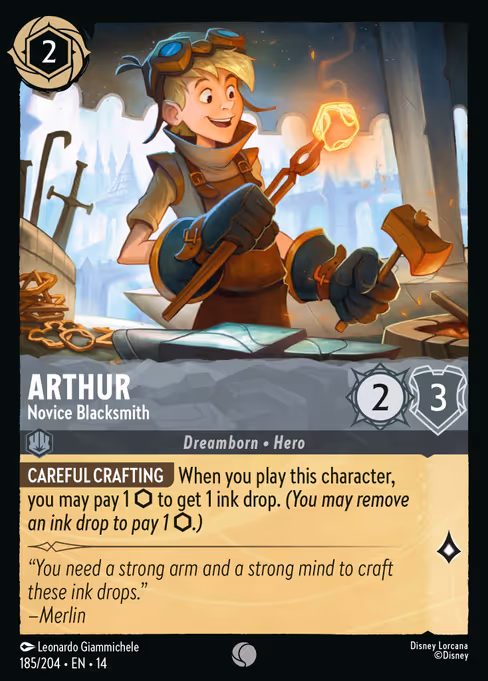 Arthur - Hyperia City Lorcana spoiler